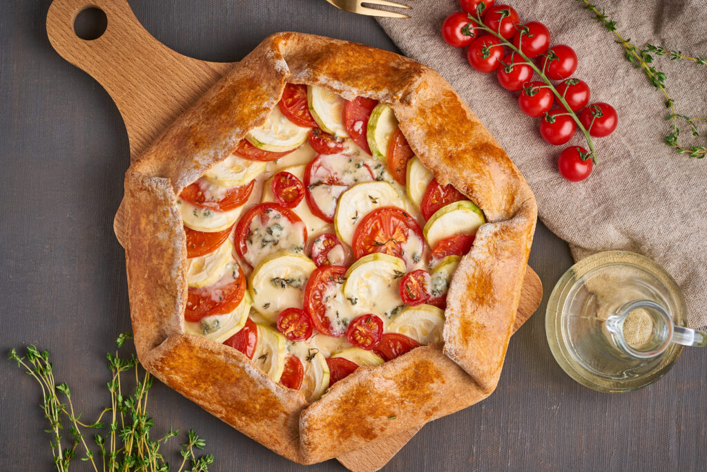 Galette cu dovlecei și roșii | Rețetă super delicioasă