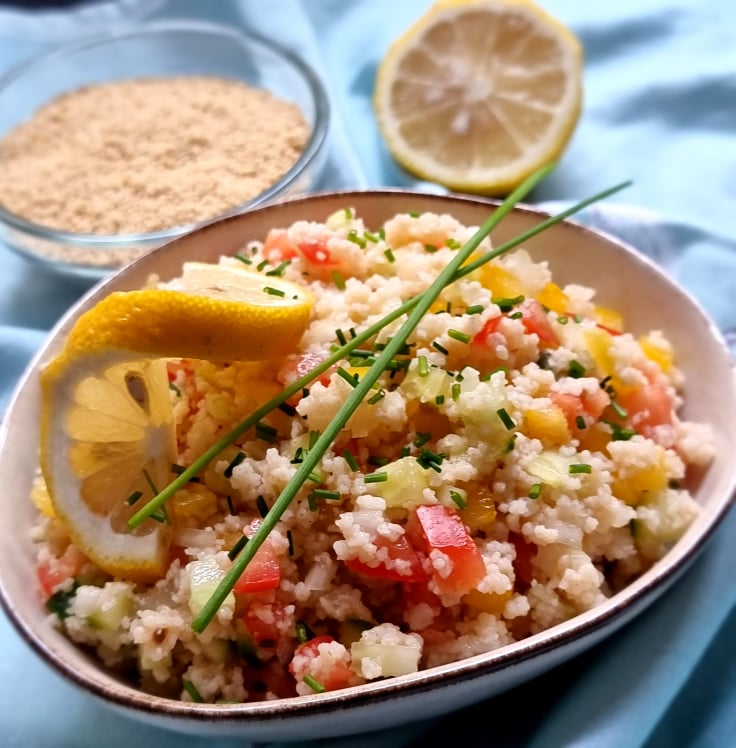 Salată Cușcuș cu legume si Dressing de lămâie - Cea mai simplă salată