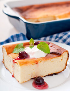 Read more about the article Cheesecake copt cu aromă de portocală – Desert simplu de pregătit