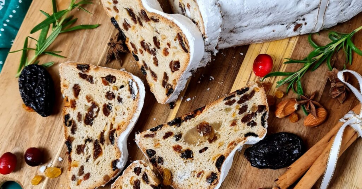 Read more about the article Stollen – cozonac german cu migdale și marzipan