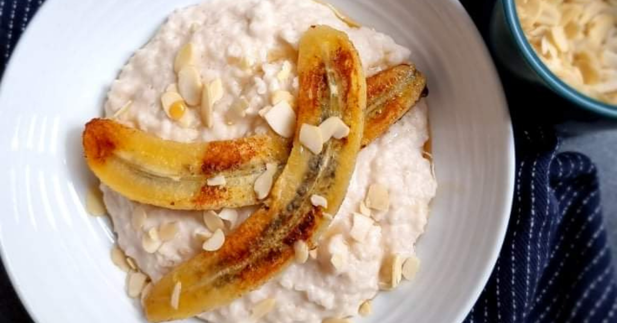 Read more about the article Budincă de mei cu banane coapte