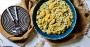 Read more about the article Gnocchi în sos de ciuperci și spanac