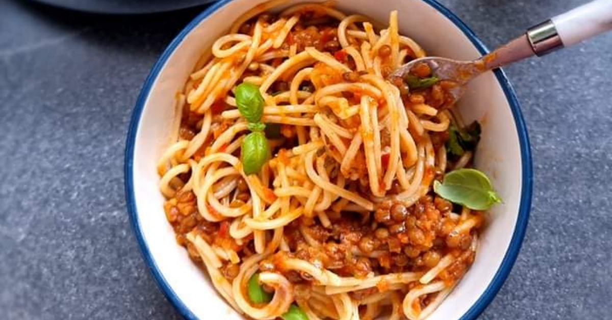 Read more about the article Spaghetti Bolognese cu linte Le Puy